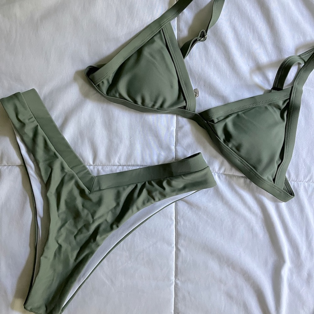 Green bikini